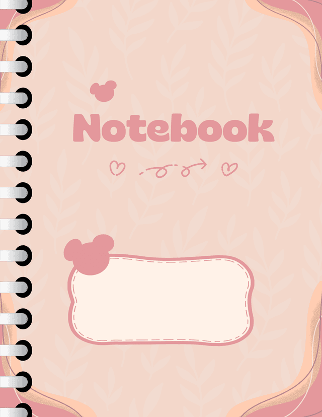 MY NOTEBOOK!