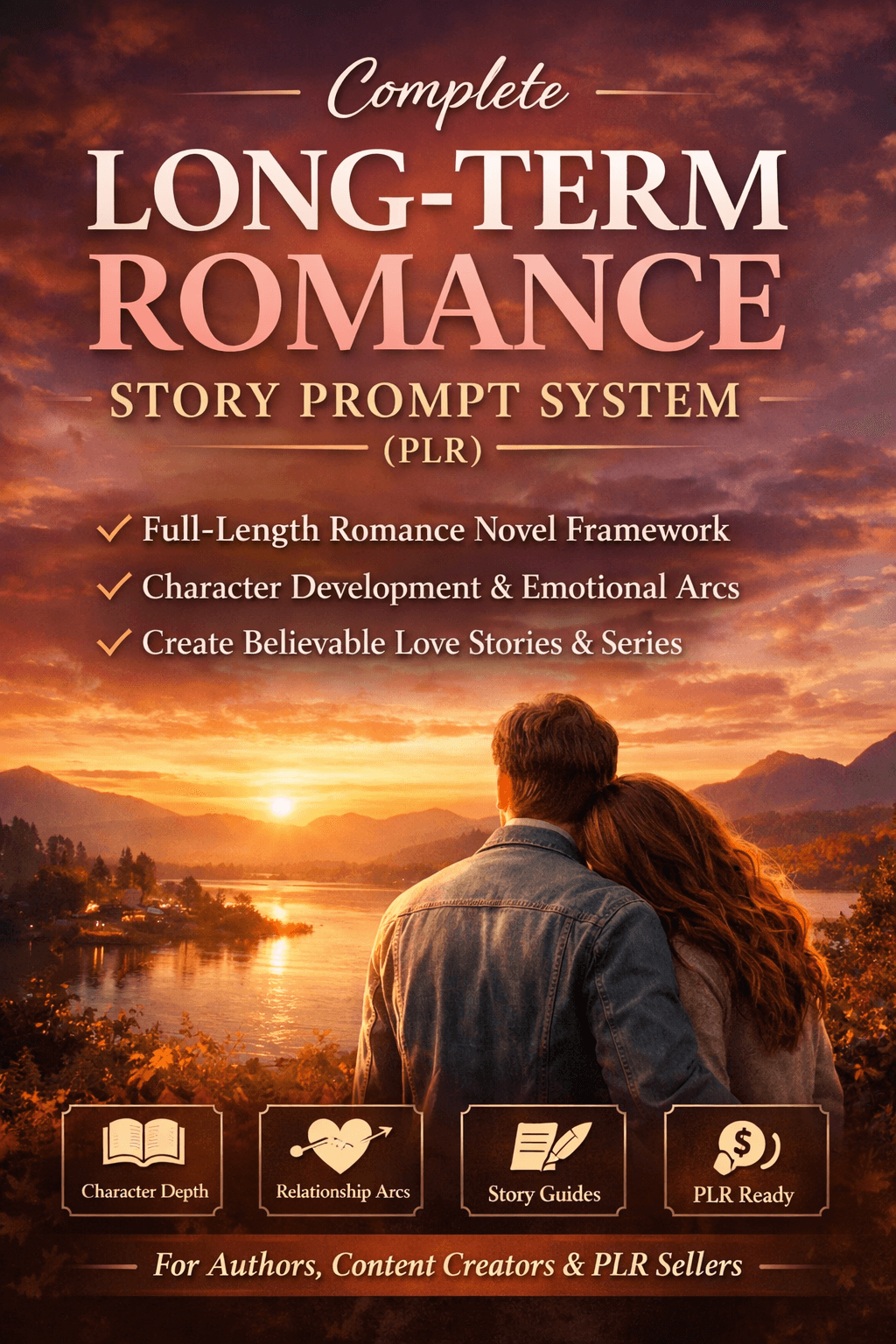Complete long term romance story book prompt system(PLR) Complete long term romance story book prompt system(PLR) - Digital product available for instant download from Sonhira