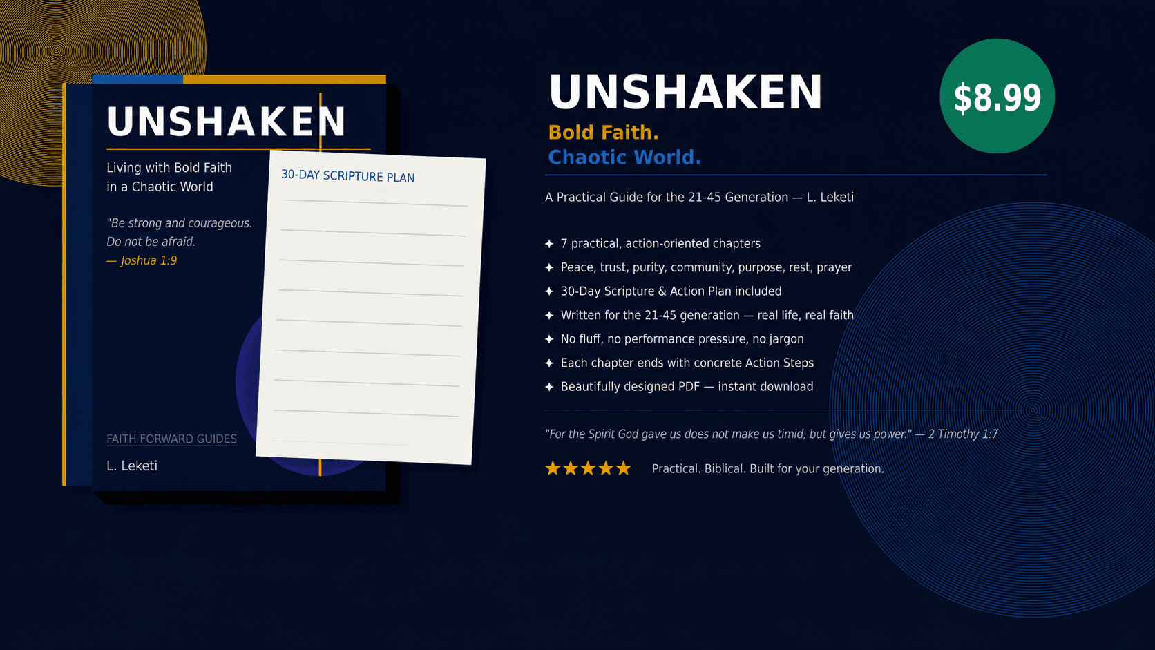 Unshaken Unshaken - Digital product available for instant download from King's Online Book Corner