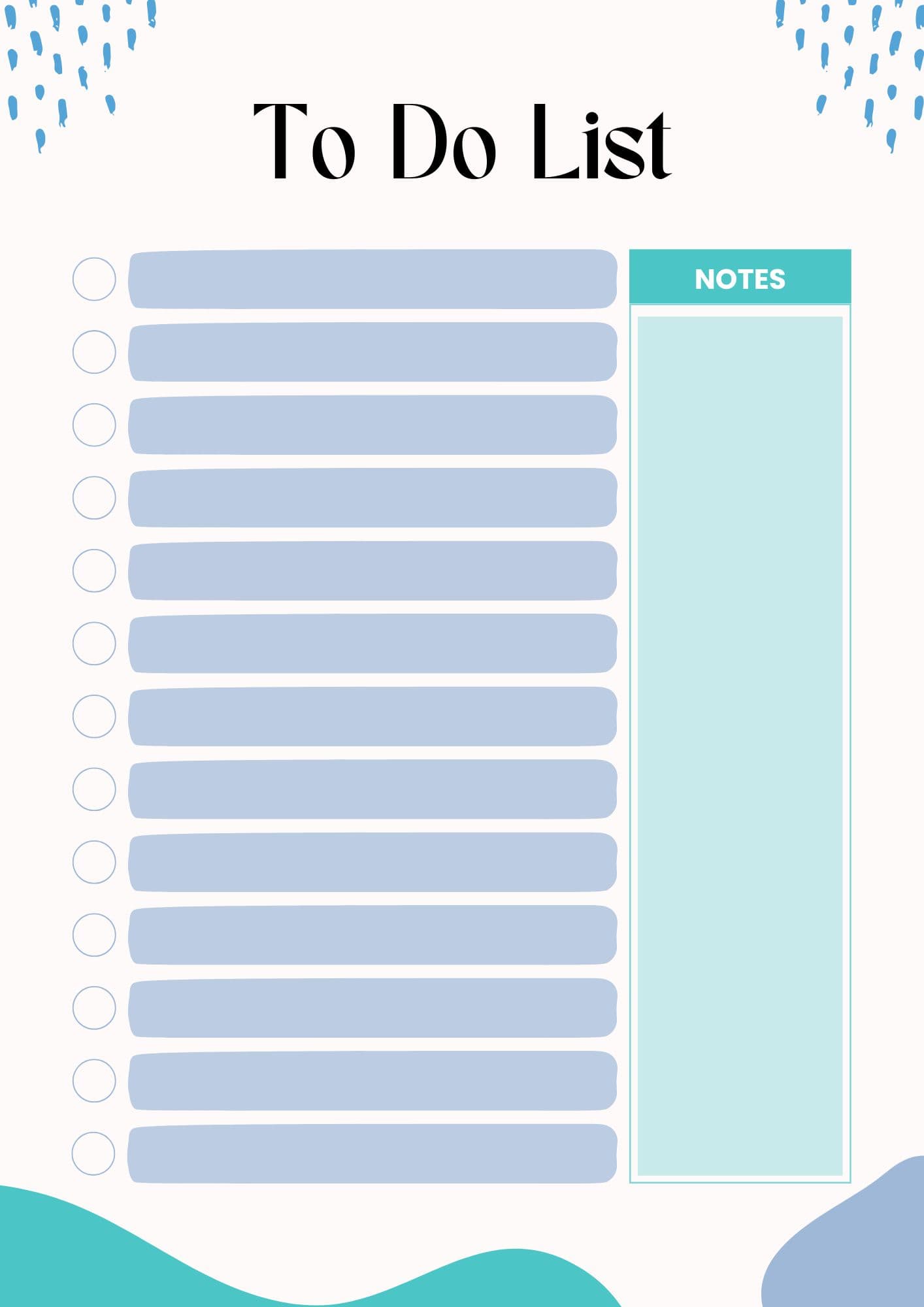 To Do List 1 To Do List 1 - Digital product available for instant download from Maze Supplies