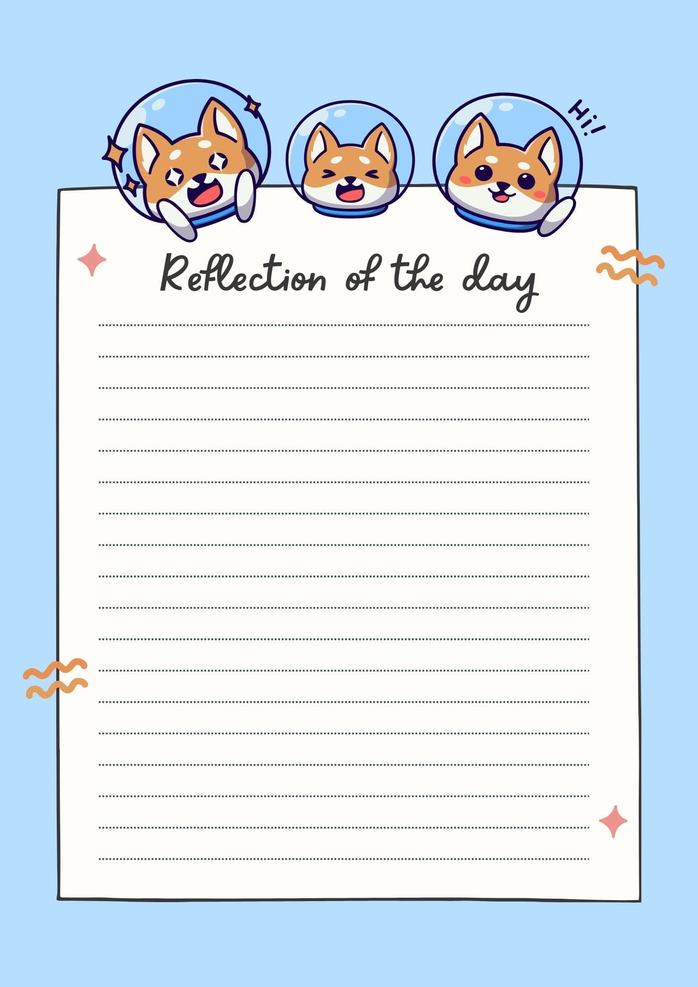 Reflection of the day Reflection of the day - Digital product available for instant download from Maze Supplies