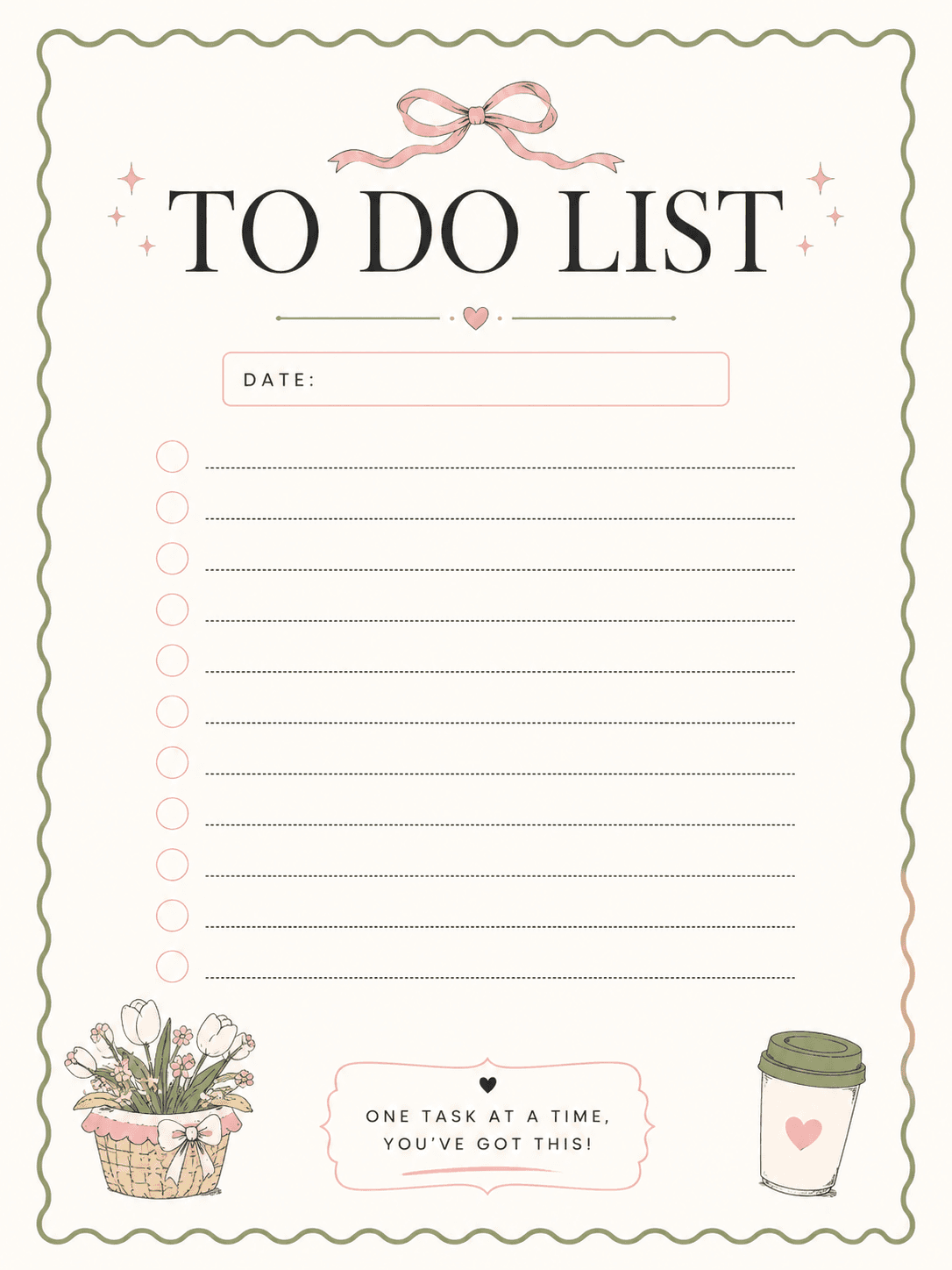 Easy To-Do list Easy To-Do list - Digital product available for instant download from Daily life help