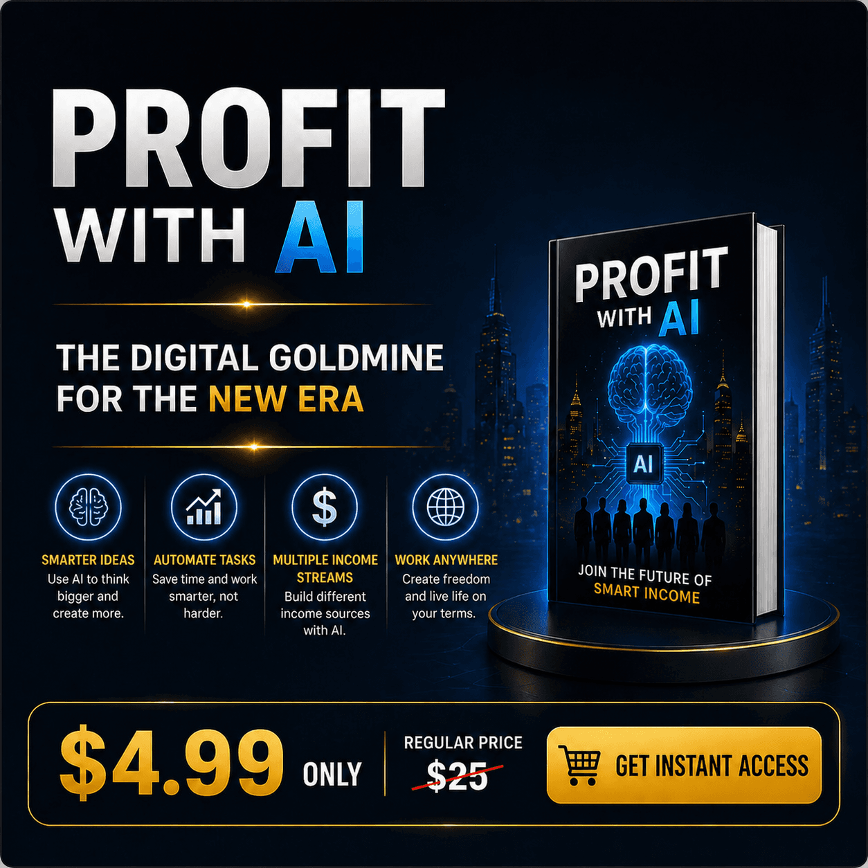 The Digital Goldmine: Harnessing AI to Build Wealth in the New Era The Digital Goldmine: Harnessing AI to Build Wealth in the New Era - Digital product available for instant download from ✺ NEXUS DIGITAL ✺