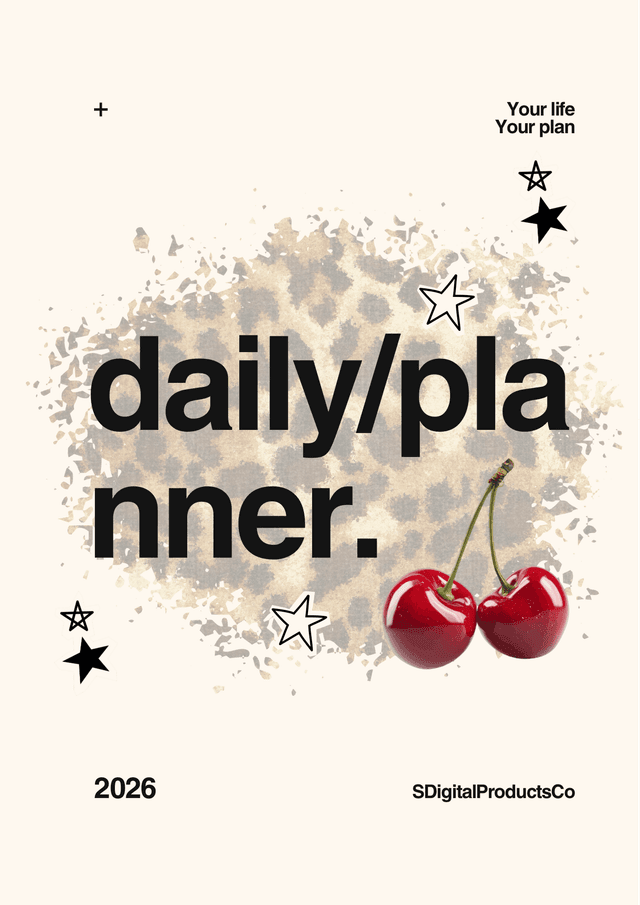 Daily Digital Planner : Cream edition