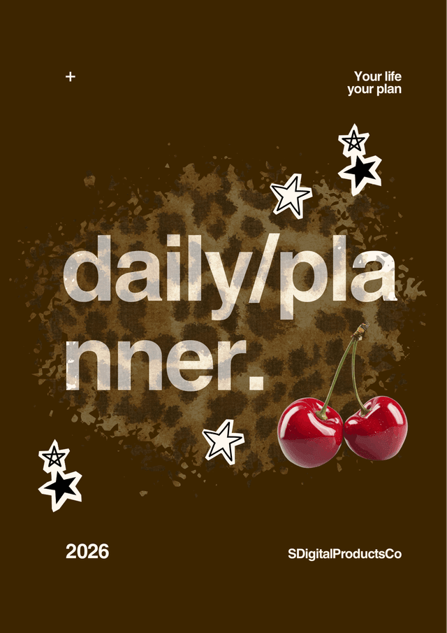 Daily Digital Planner : Brown edition