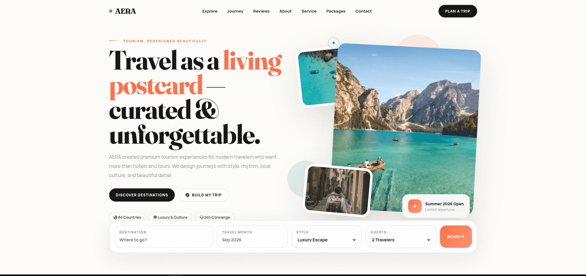 AERA Voyages — Premium Tourism AERA Voyages — Premium Tourism - Digital product by shezansaghir3's Store