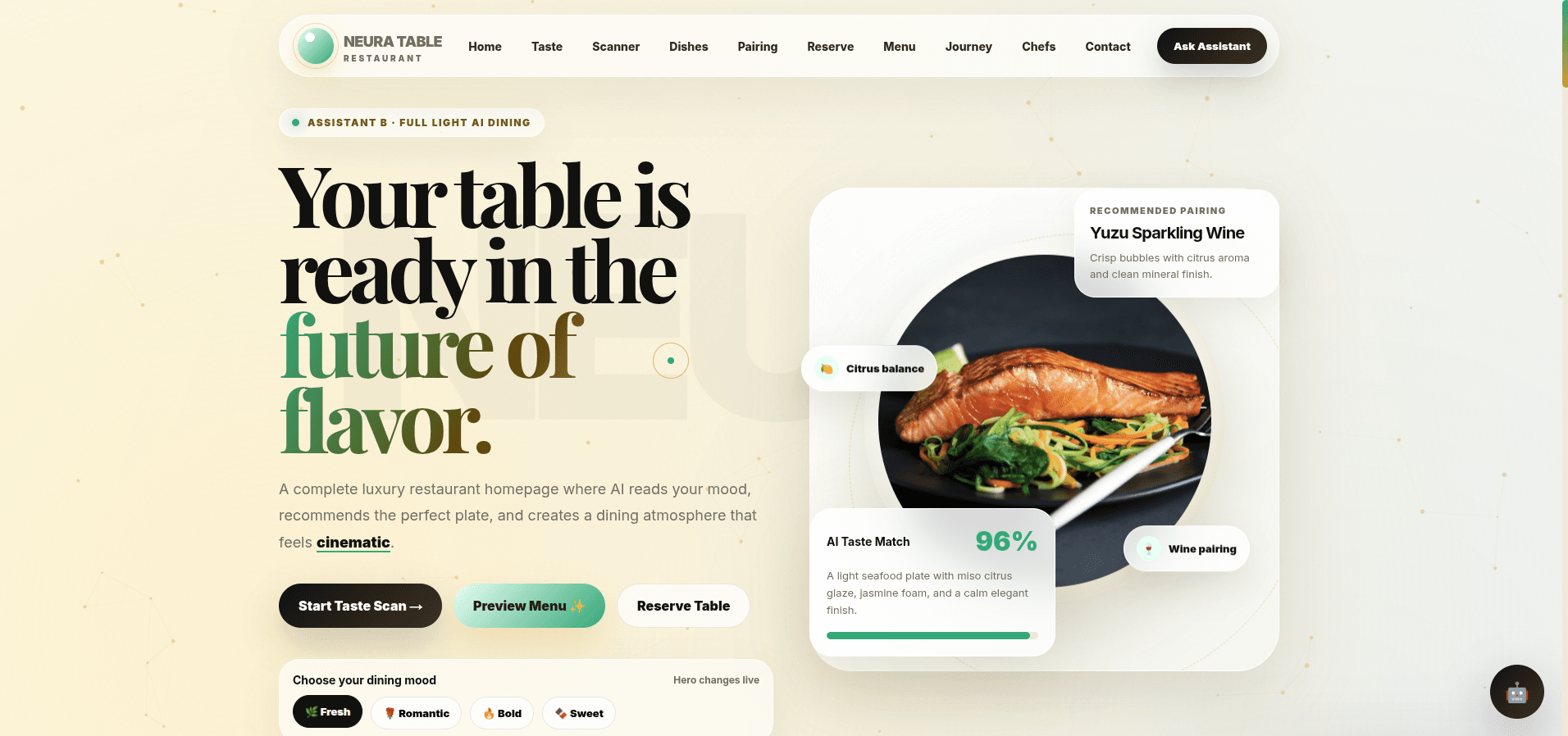 NEURA TABLE | Full Restaurant NEURA TABLE | Full Restaurant - Digital product by shezansaghir3's Store