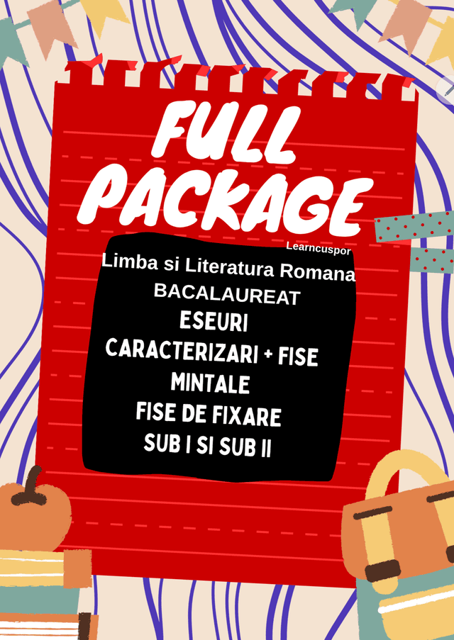 Bacalaureat Limba și Literatura Română - TOT CE TREBUIE SA INVETI