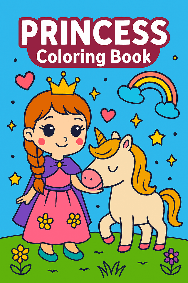 Princess coloring book